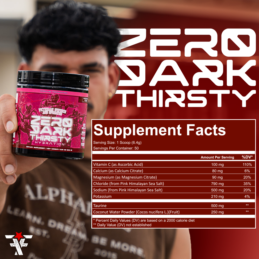 Zero Dark Thirsty: Electrolyte Powder
