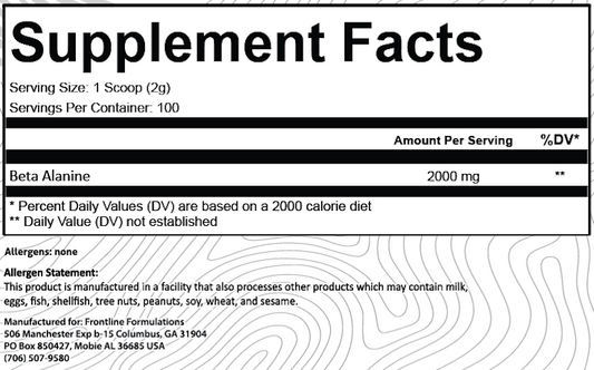 Beta Alanine