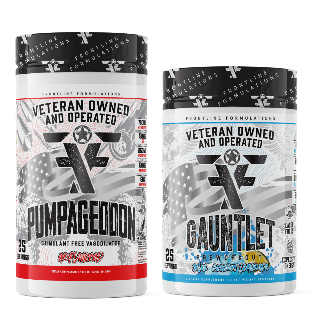 Gauntlet Pump Stack Strap in! This concoction is for people who chase only the most ridiculous pumps! With a jaw-dropping 7,000mg of L-Citruline Malate and key ingredients like nitrosigine, beta alanine, and S7, this caffeine-free pre-workout will give yo