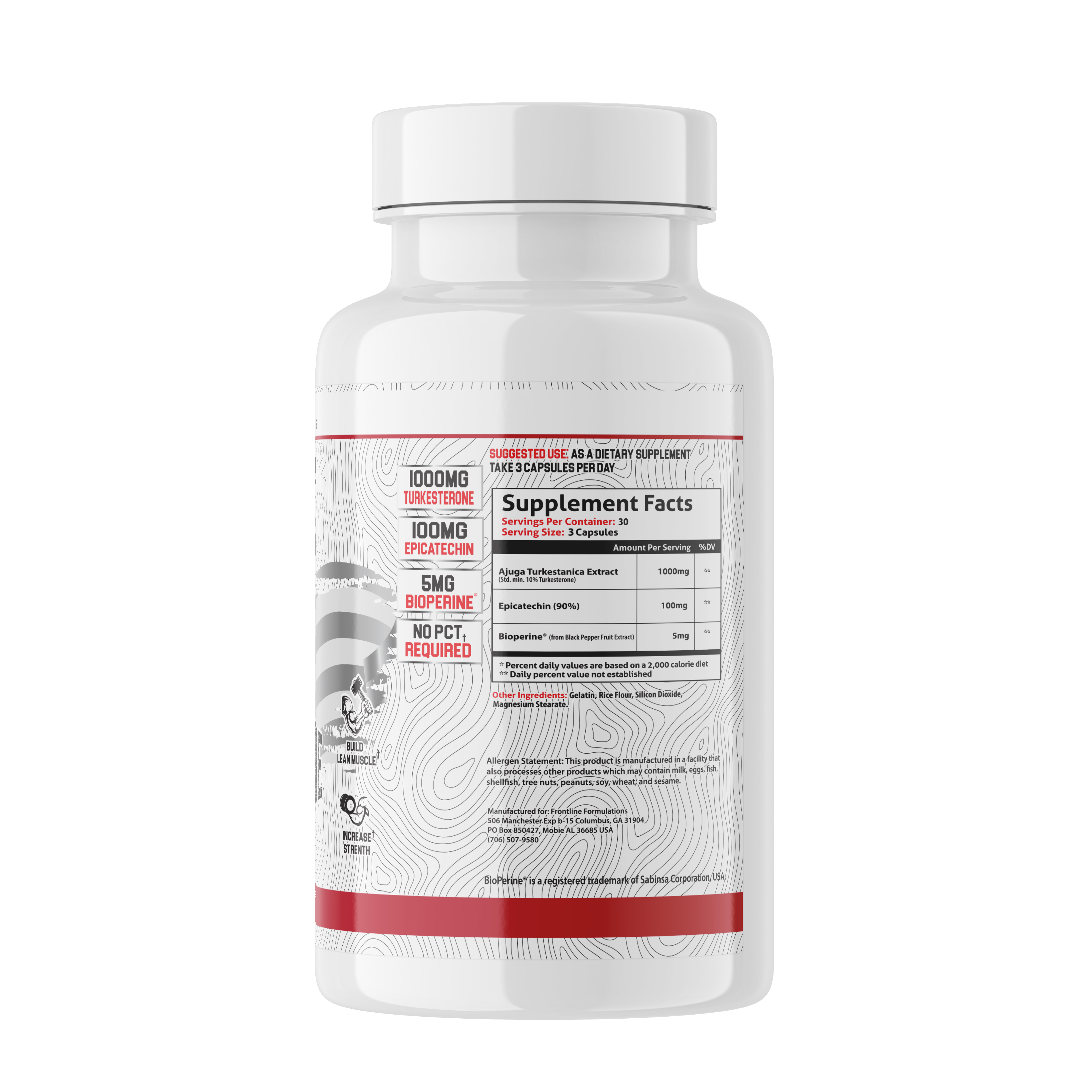 Turkesterone The latest and greatest NATURAL muscle-building, fat-burning compound to hit the market. Use this to boost the body's metabolism of protein consumption and expect to build lean muscle, exercise performance to increase, and recovery to improve