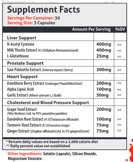 Organ Shield Supports Prostate Health* Promotes Healthy Liver Function* Helps Detoxification to Prevent or Diminish Kidney and Liver Damage* Warning: If under the care of a physician please consult with your doctor before taking. This product is meant for