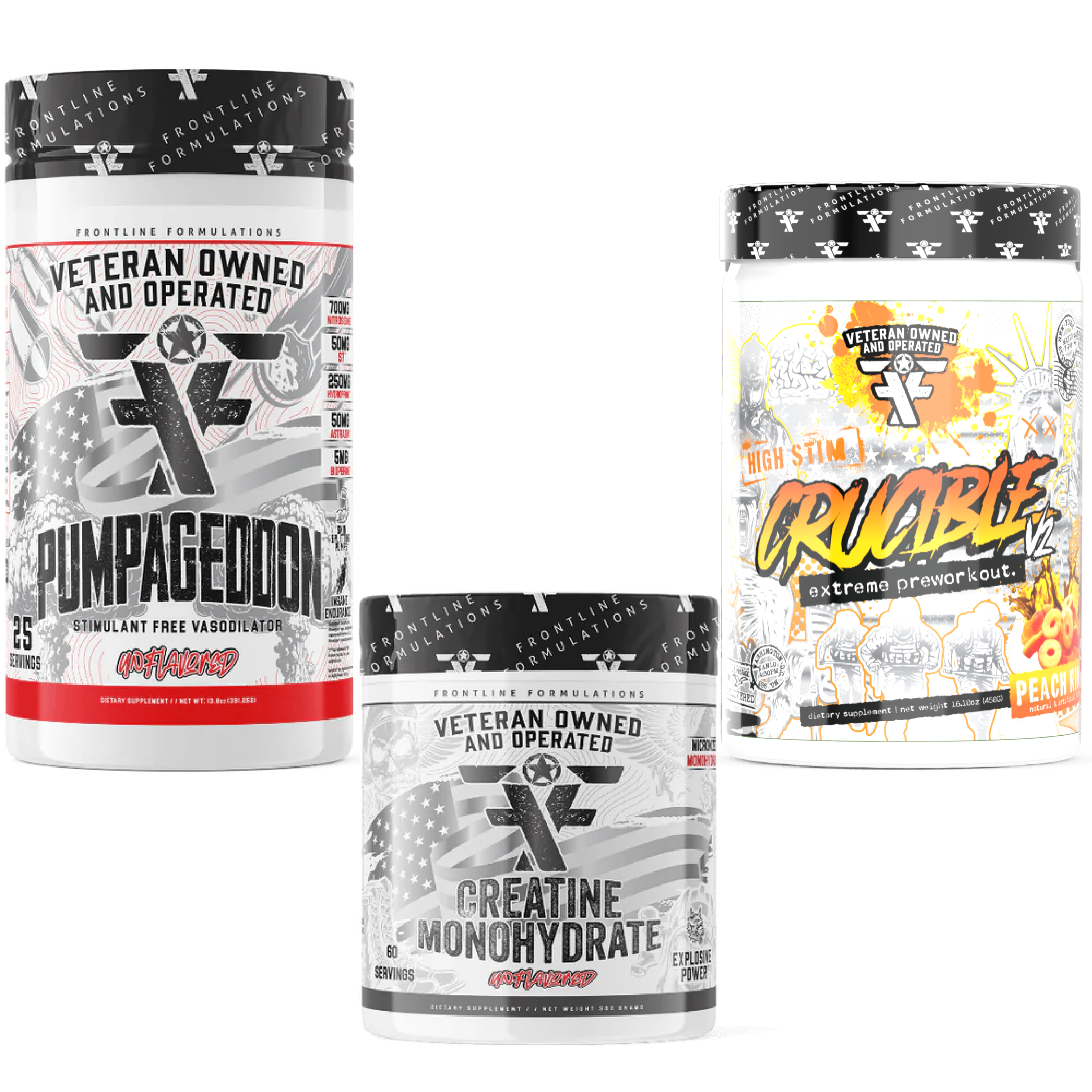 Crucible Pump Creatine Monohydrate Stack