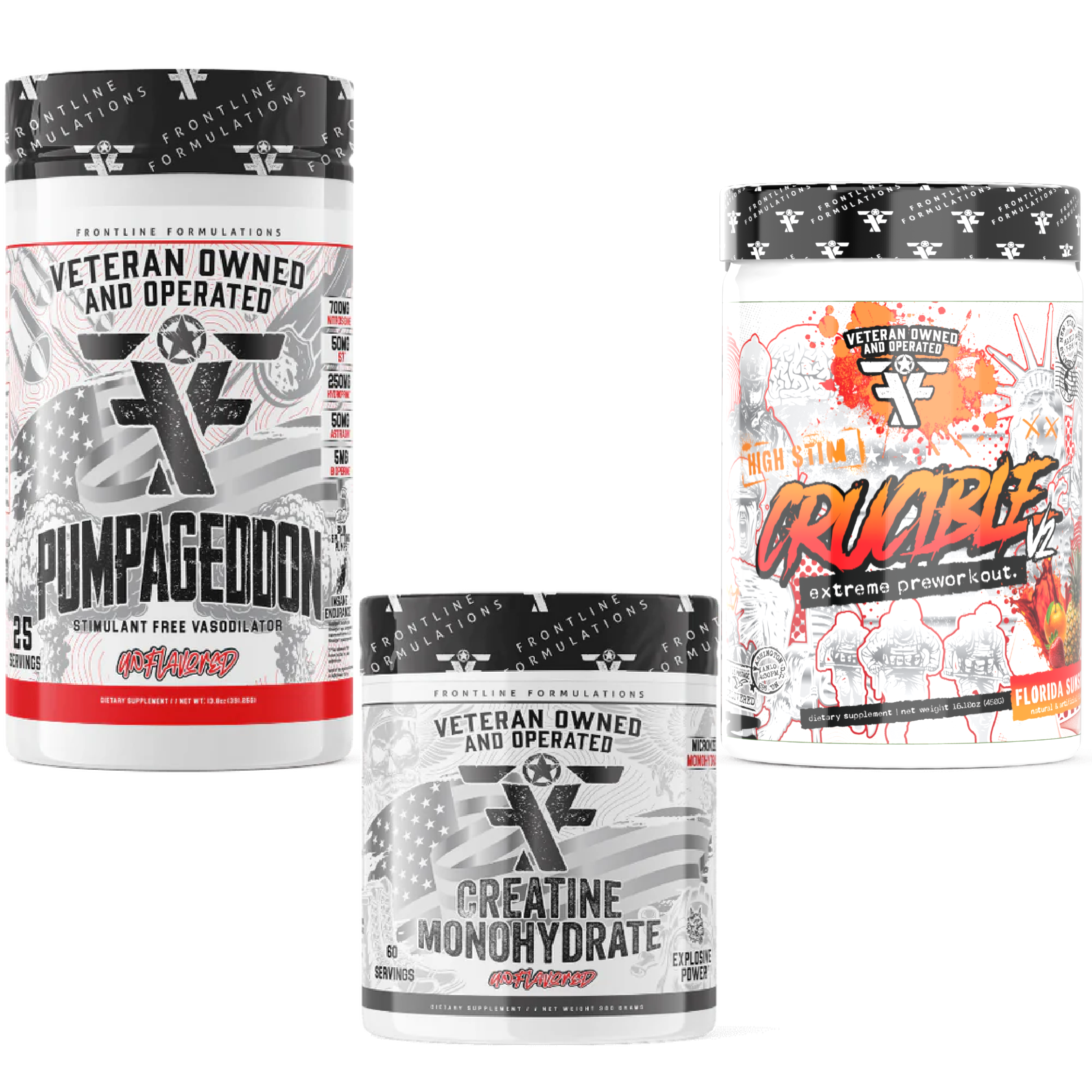 Crucible Pump Creatine Monohydrate Stack