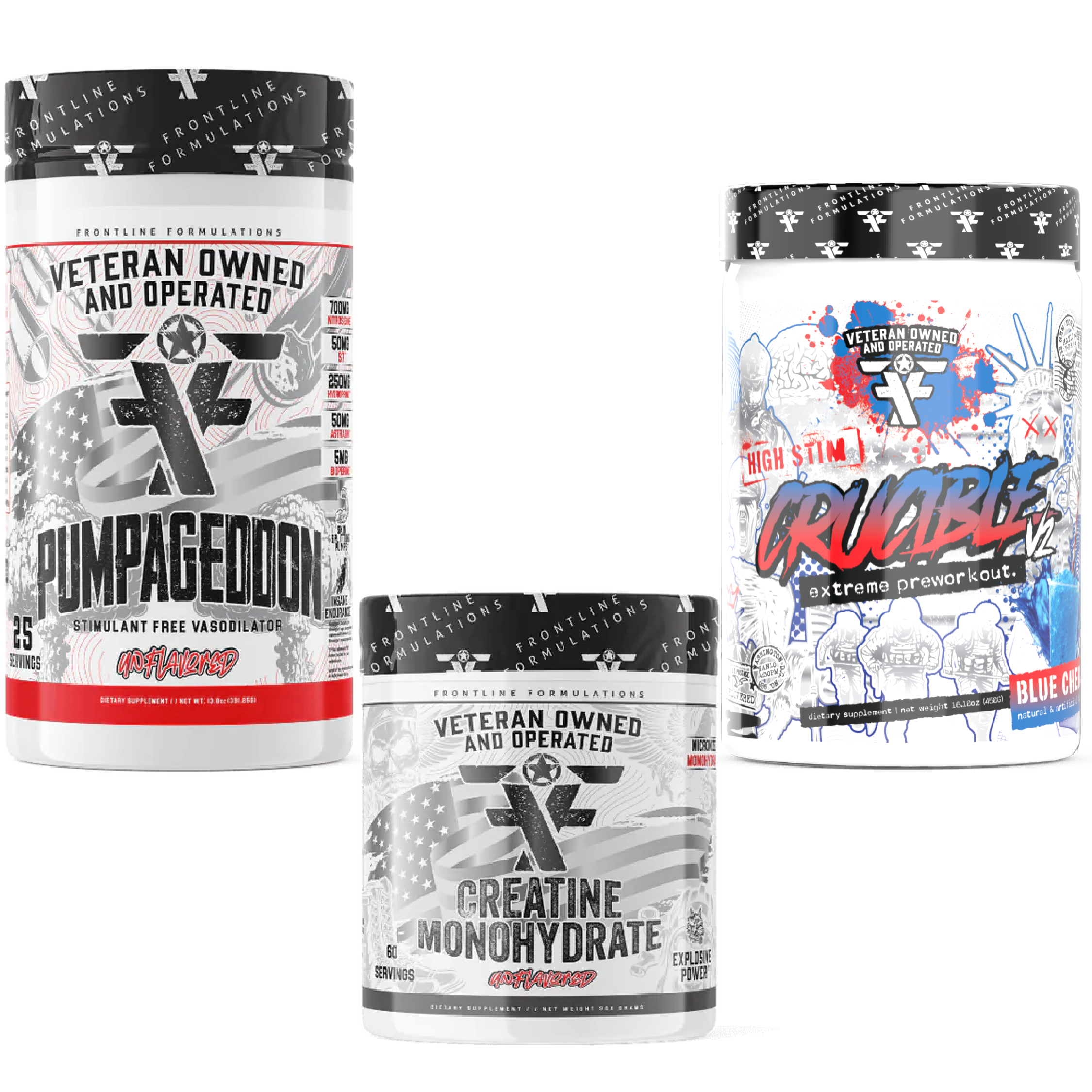 Crucible Pump Creatine Monohydrate Stack