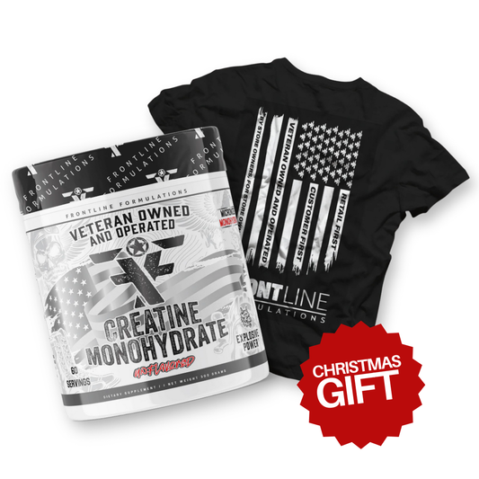 Creatine Monohydraet + Limited Editiion Shirt Christmas Bundle