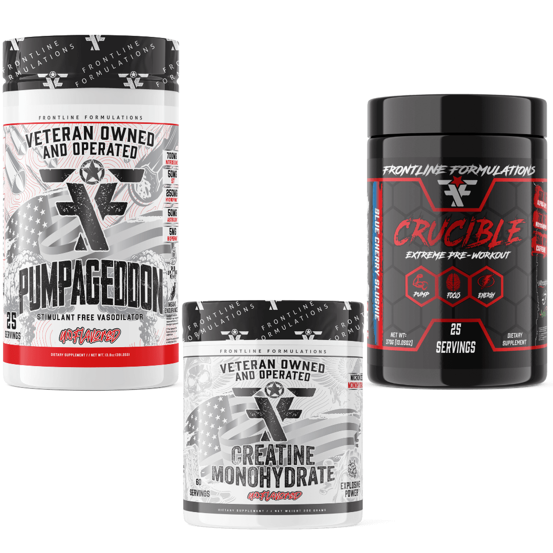 Crucible Pump Creatine Monohydrate Stack CRUCIBLE Quickly becoming the HOTTEST pre-workout on the market because of its clinically dosed ingredients and perfected formula. Insane energy from 500mg of potent time-released, tri-blend caffeine Enhances nitri