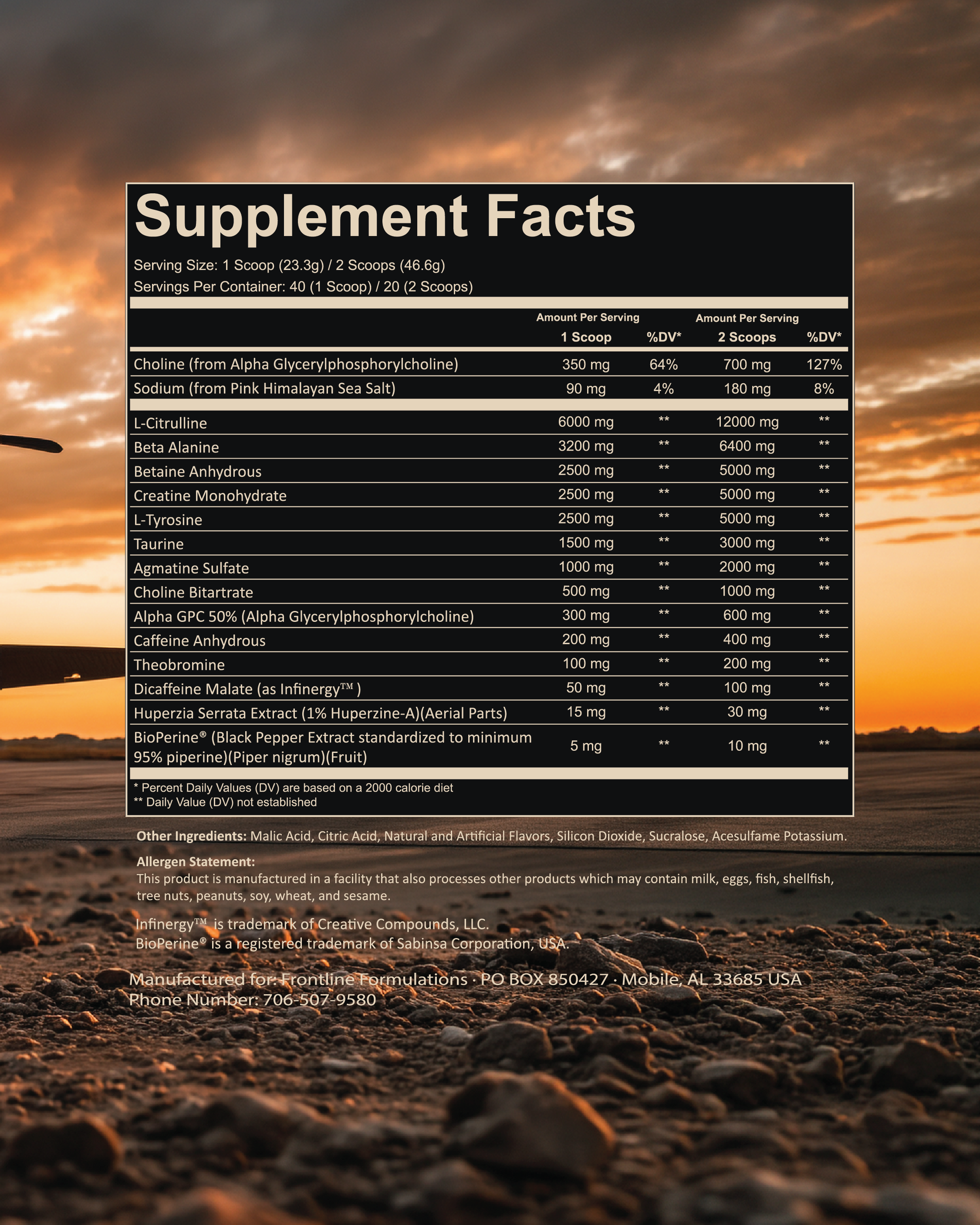 Freedom Fallout: Fully Loaded Limited Edition Preworkout