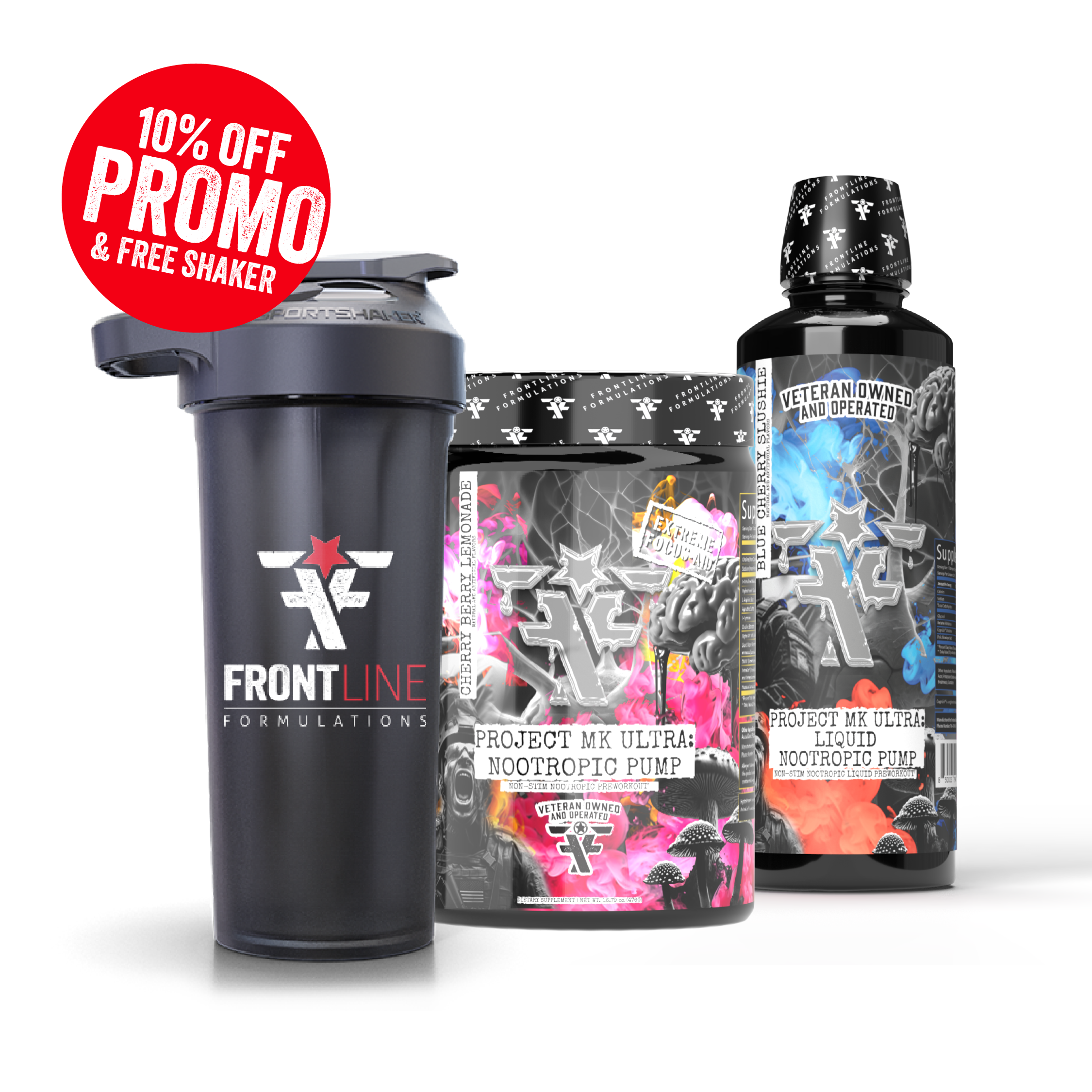 Project MK Ultra: Launch Promo (Free Shaker & 10% Off)