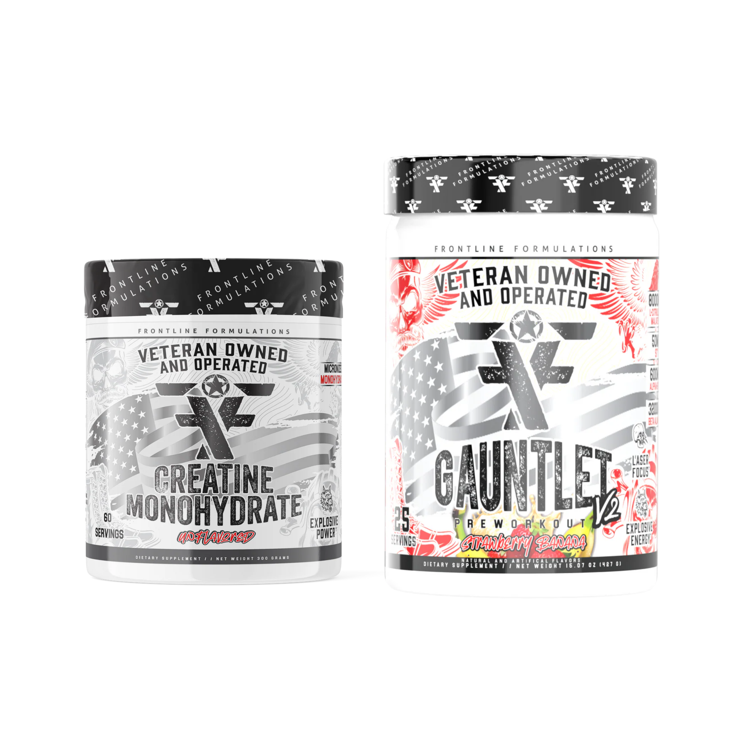 Gauntlet Creatine Monohydrate Stack