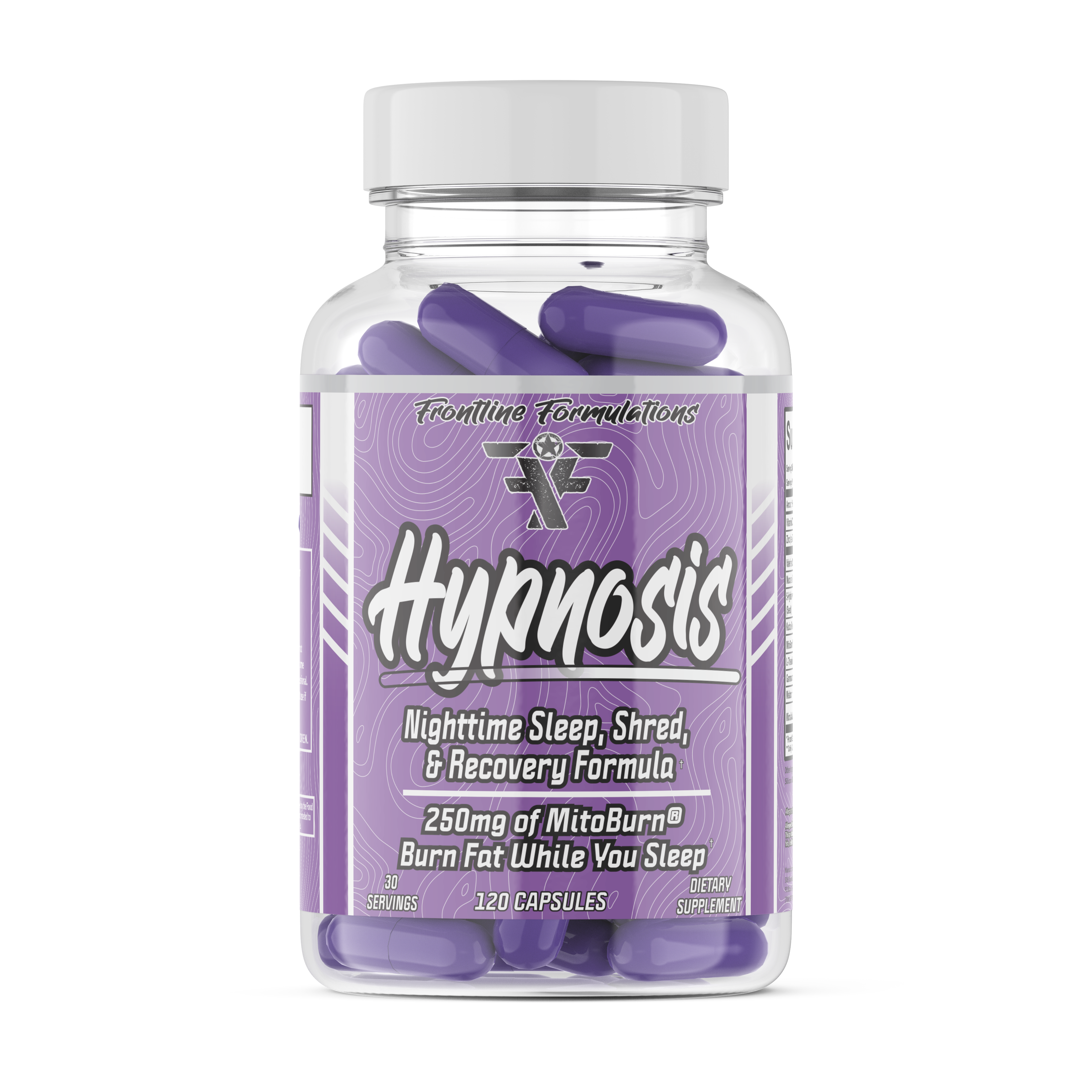 Hypnosis Hypnosis - Many people overlook the importance of sleep. Hypnosis helps with stress, recovery, and hormone production. 750mg of anxiety reducing Valerian Root Powder to calm your mind and reduce the time taken to fall asleep! 500mg of Mucuna Puri