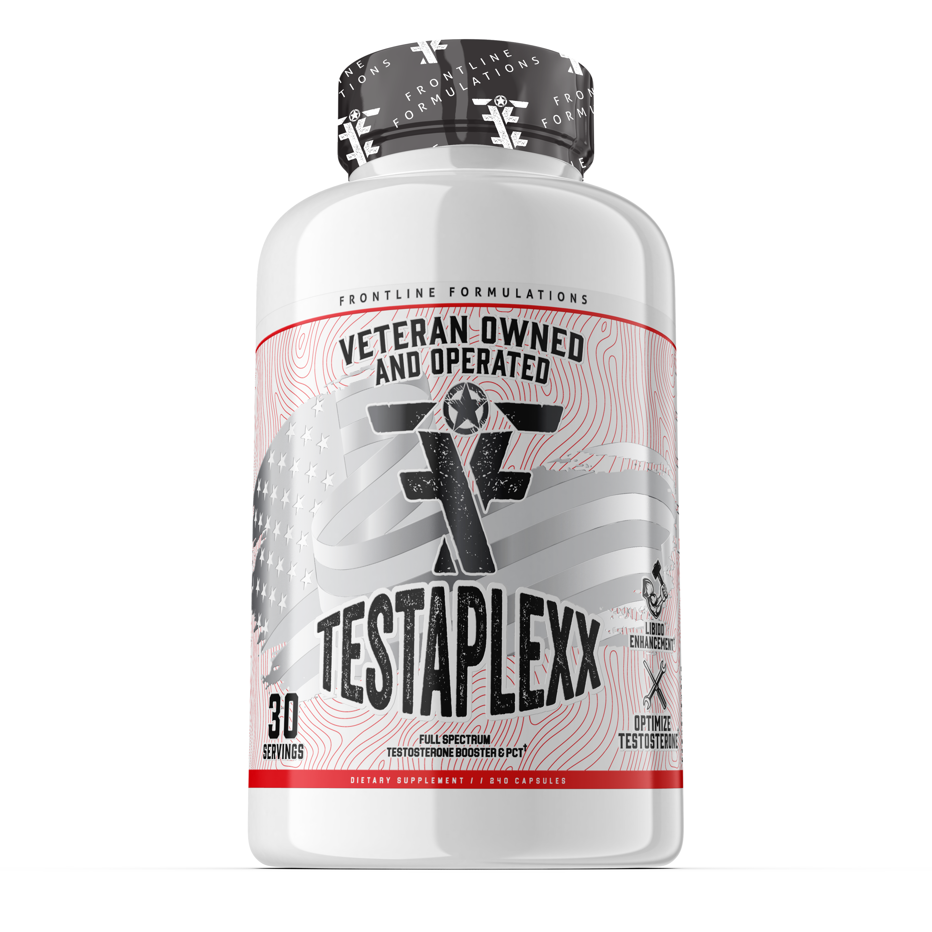 Testaplexx - NEW & Improved Formula Look and feel like a man! The king of blends of ingredients for men's health. There isn't an avenue that Testaplexx hasn't covered! Increasing testosterone isn't easy but when libido, prostate, cholesterol, liver, kidne