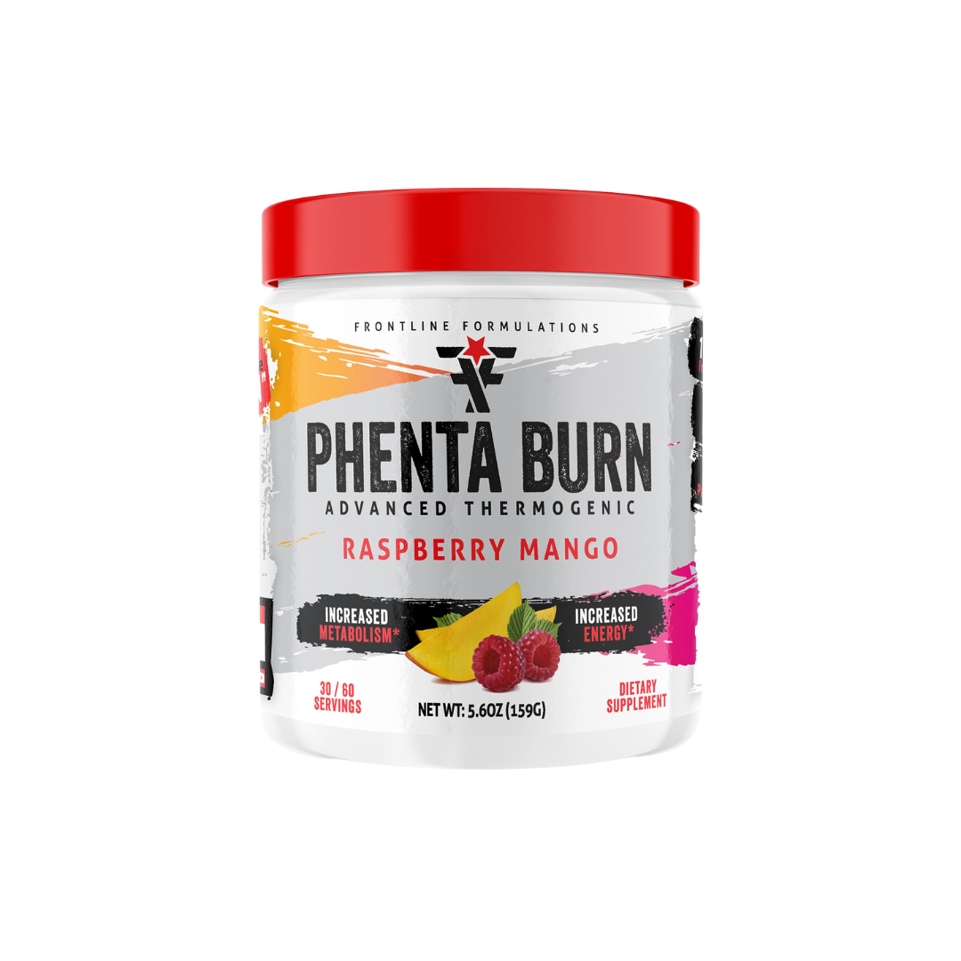 Phenta Burn - Advanced Thermogenic Who doesn’t want to lose a little weight? Phenta-Burn is the most superior product to start any training session or morning off right. Containing only the most important ingredients for metabolism like L-carnitine, GBB &