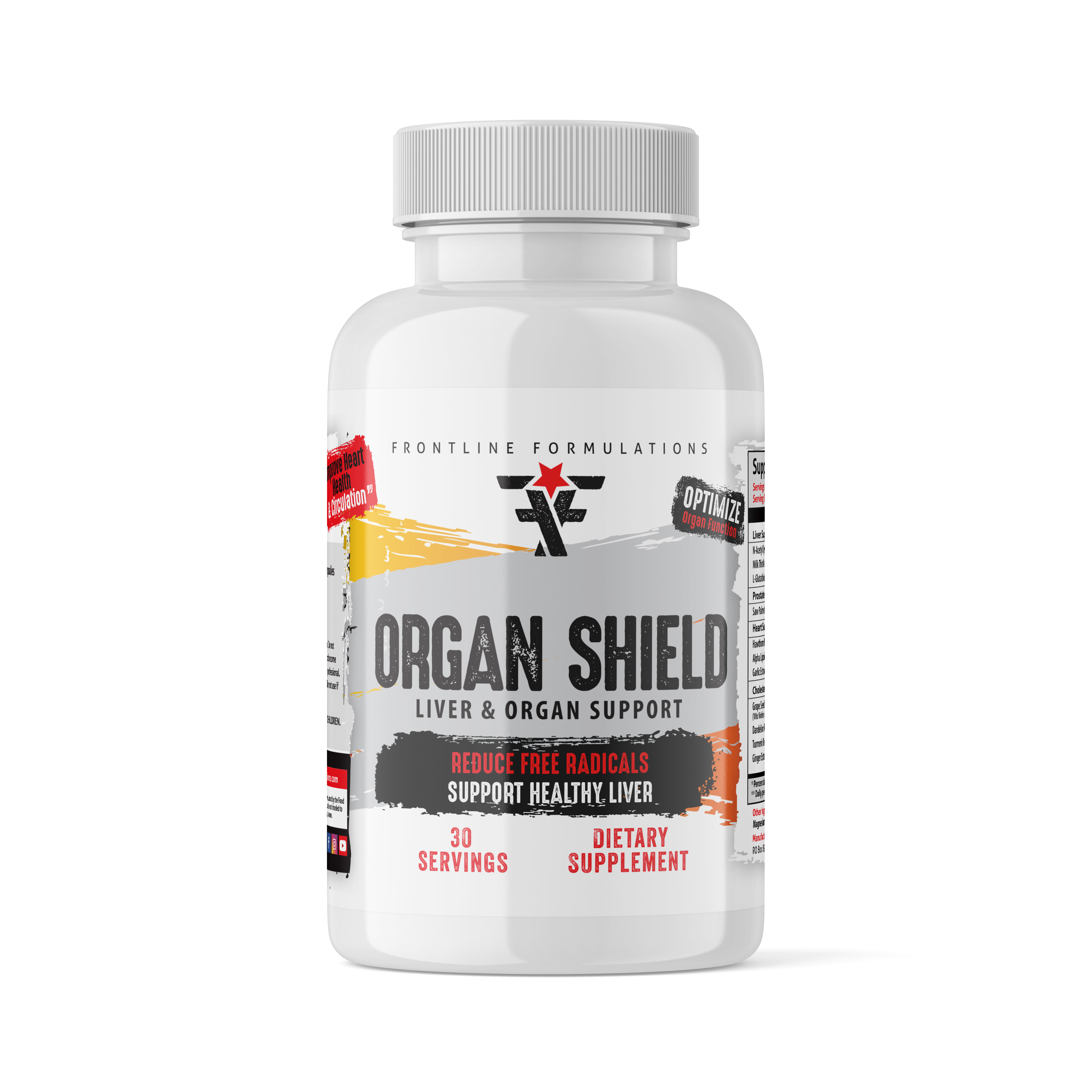 Organ Shield Supports Prostate Health* Promotes Healthy Liver Function* Helps Detoxification to Prevent or Diminish Kidney and Liver Damage* Warning: If under the care of a physician please consult with your doctor before taking. This product is meant for