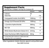 Tight-N-Tone TNT is a non-stimulant muscle toner that combines the heart and cardiovascular benefits of Omega 3, 6, and 9 alongside the metabolism-supporting strength of CLA and L-carnitine. ACTIVE INGREDIENTS: EPA, DHA, & ALA: These vital omegas play a k