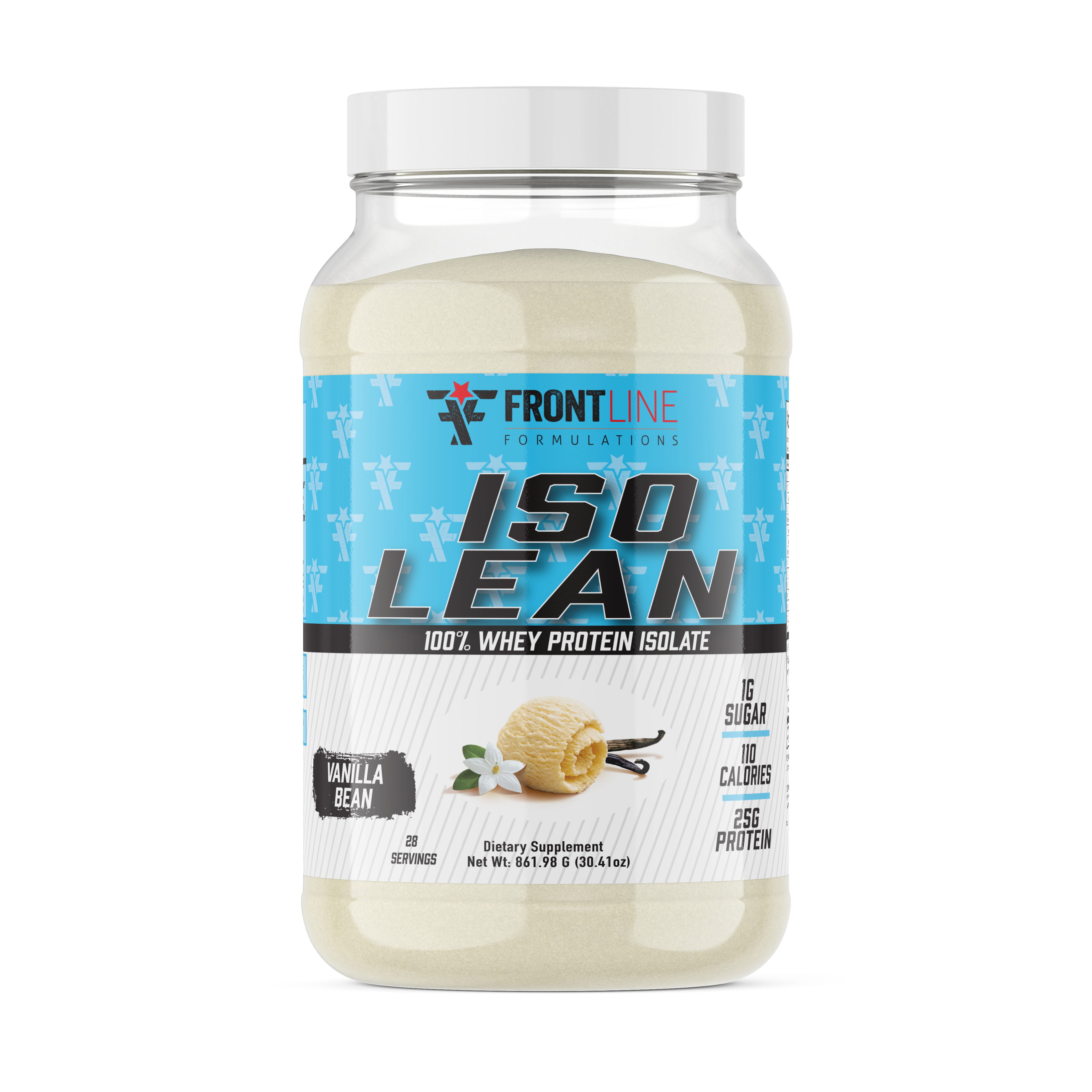 Whey Protein Isolate Ever heard the phrase: "You can't have it all?" Well Frontline wanted to test that with Iso Lean. Let's cut to what you really wanna know! Is it clean? Easily one of the cleanest! Frontline uses Provon®292 SFL Isolate, which reduces t